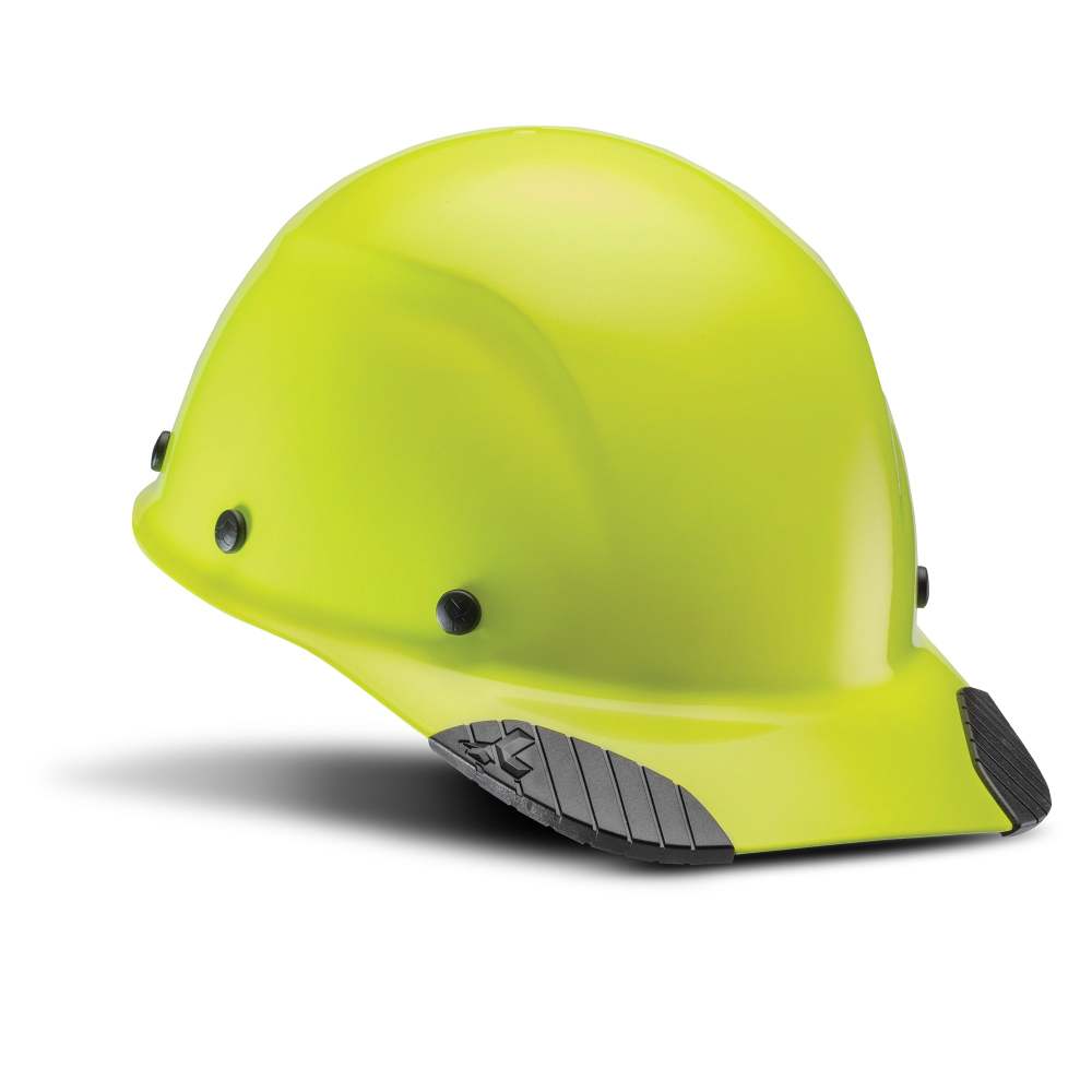 Lift Safety Hard Hat DAX Hi-Viz Yellow Fiber Resin Cap Style - Ascmtools