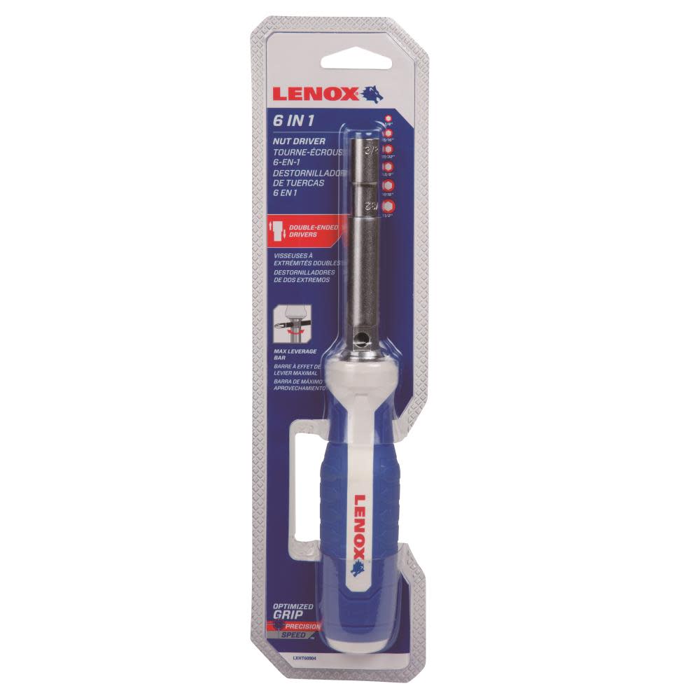 Lenox Nut Driver High Leverage 6 in 1 - Ascmtools