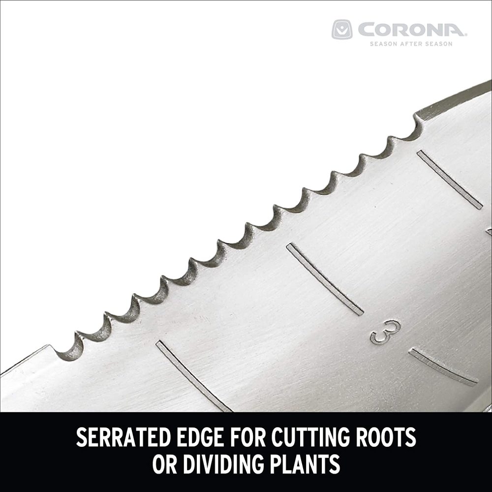 Corona Garden Hand Transplanter 7″ ComfortGEL Stainless Steel - Ascmtools