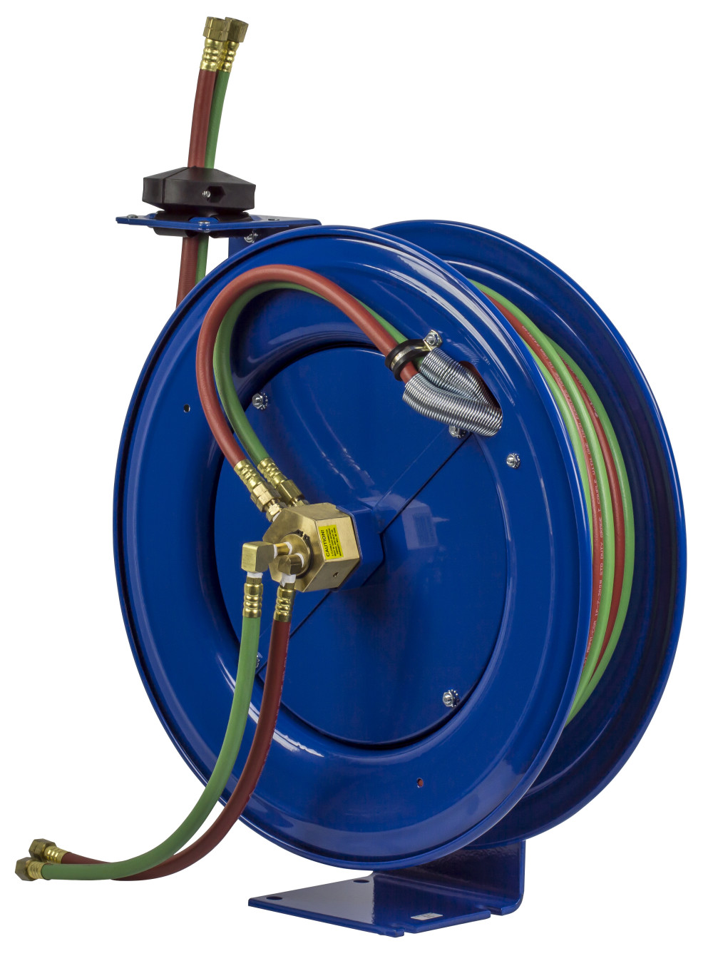 Coxreels Hose Reel Dual Hose Spring Rewind with T Grade Hose 1/4″ ID 50′ 200 PSI - Ascmtools