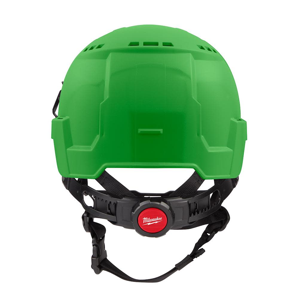 Milwaukee Green Vented Helmet with BOLT Class C - Ascmtools