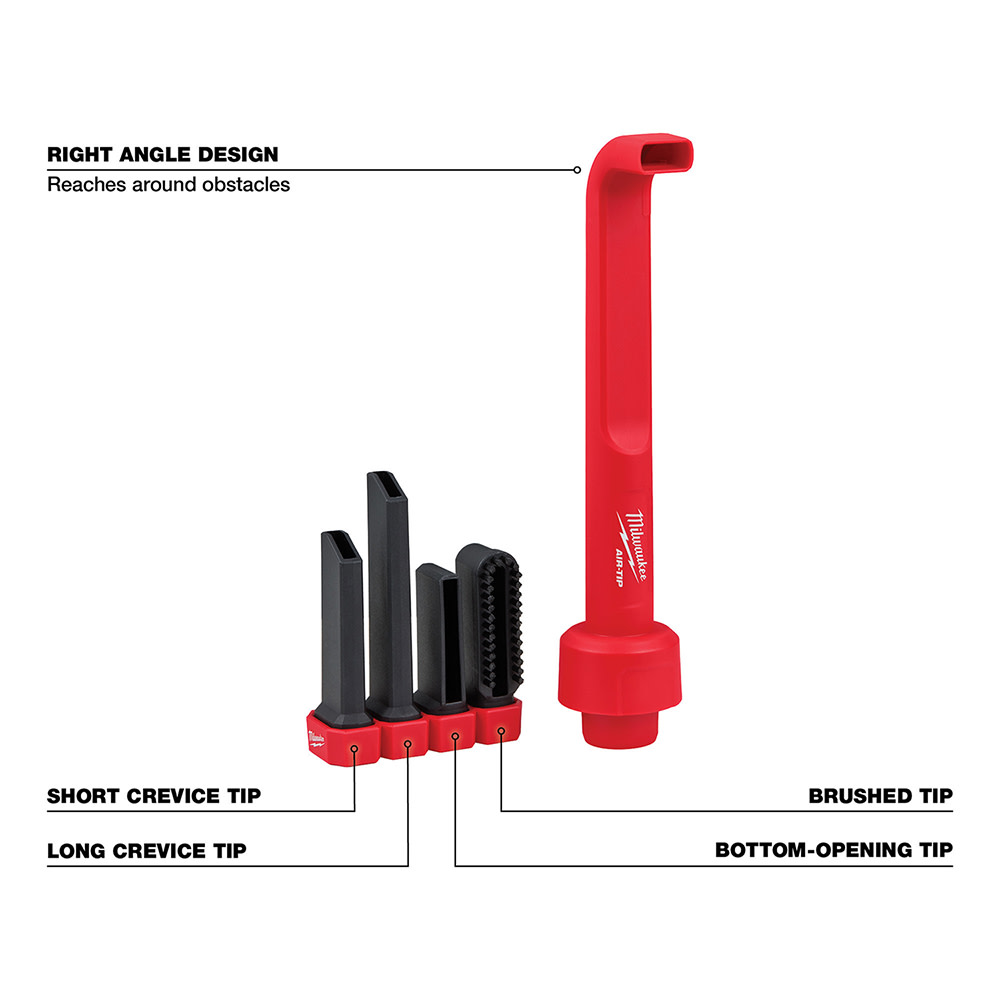 Milwaukee M12 AIR-TIP Vacuum Tool Accessories Mechanical & Plumbing Bundle - Ascmtools