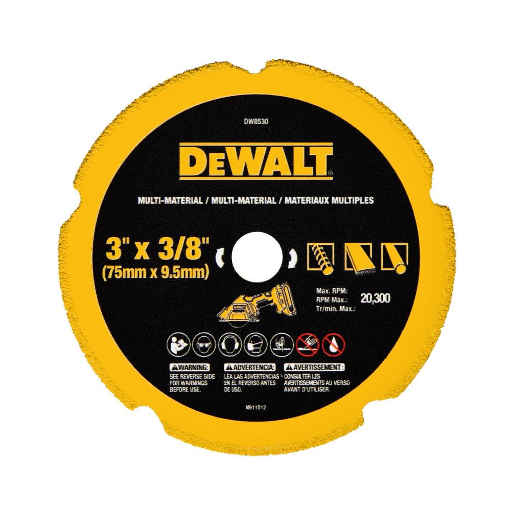 DEWALT 3″ Diamond Multi-Material Blade - Ascmtools