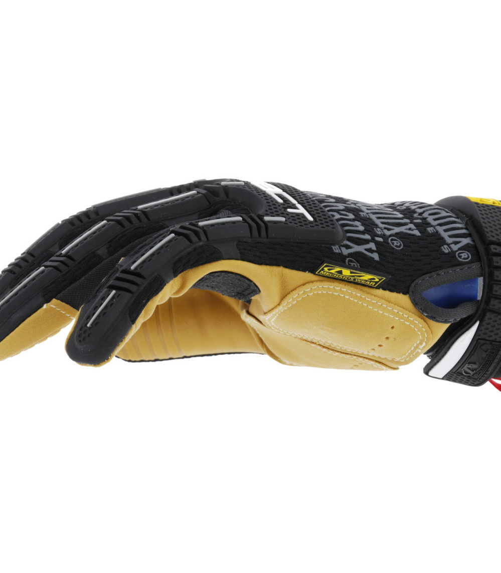 Mechanix Wear M-Pact X-Large Black Heavy Duty Leather Gloves - Ascmtools