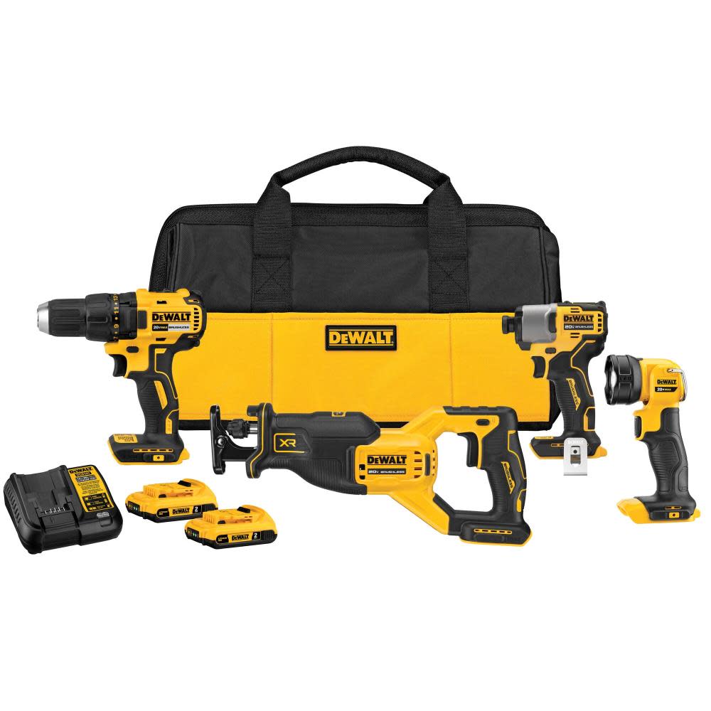 DEWALT 20V MAX Brushless 4-Tool Combo Kit - Ascmtools