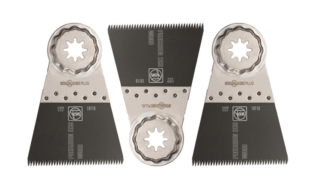 Fein StarlockPlus E-Cut 127 Precision Saw Blade for All Wood Materials Plasterboard and Soft Plastics - Ascmtools