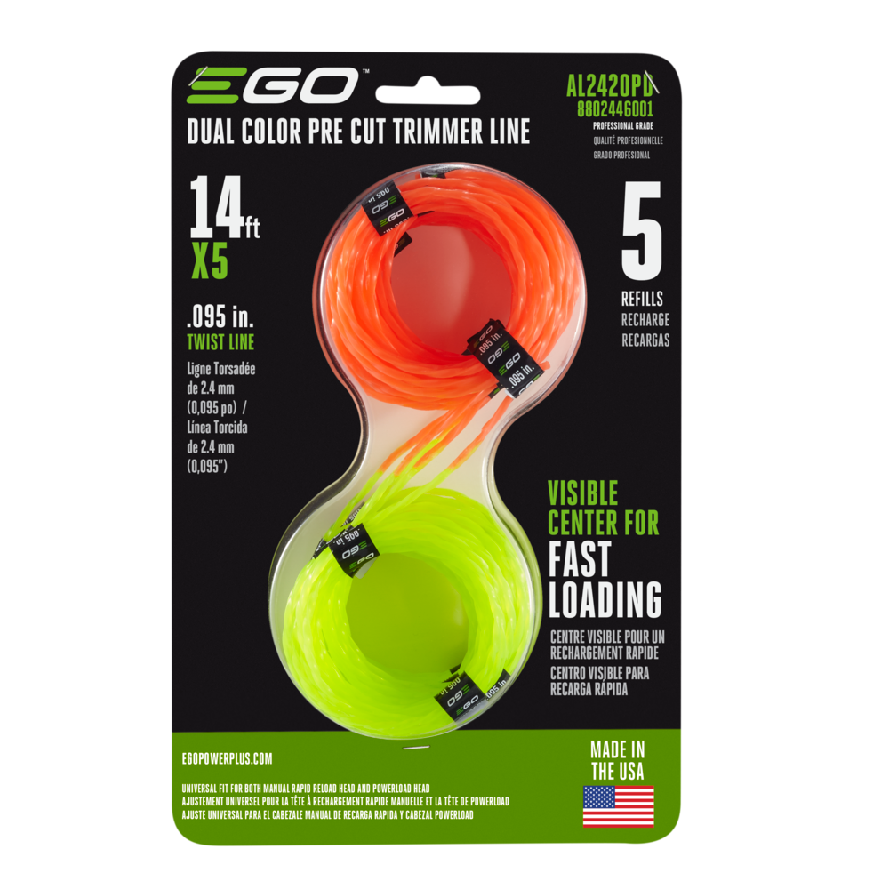 EGO POWER+ Dual Color Pre-Cut Trimmer Line - Ascmtools