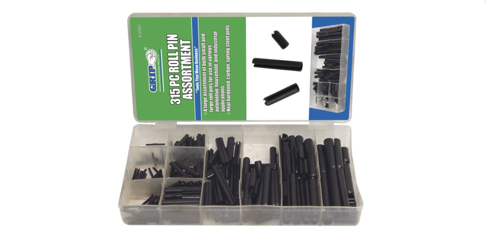 Grip On Tools 315 Piece Roll Pin Kit - Ascmtools