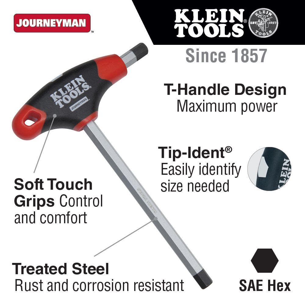 Klein Tools 1/2″ Hex Journeyman T-Handle 9″ - Ascmtools