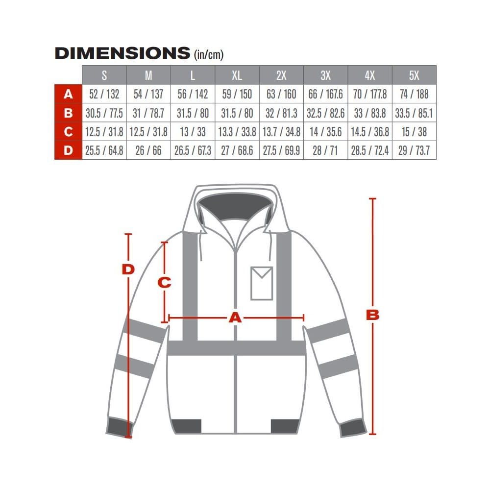 Protective Industrial Products ANSI R3 Bomber Jacket Hi Vis Lime Yellow Small - Ascmtools