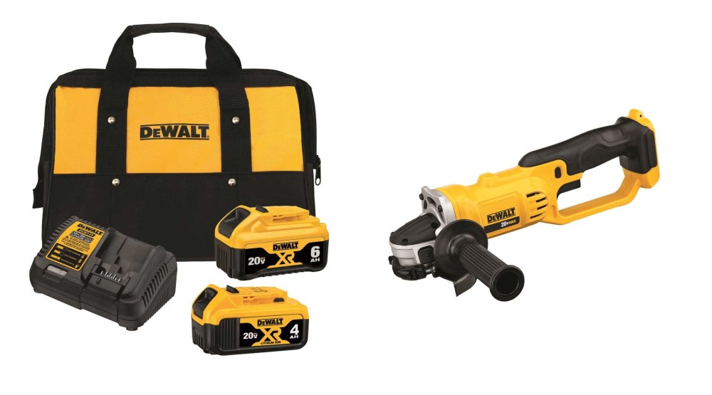 DEWALT 20V MAX 4 1/2 Cut Off Tool Grinder & 20V MAX Starter Kit Bundle - Ascmtools