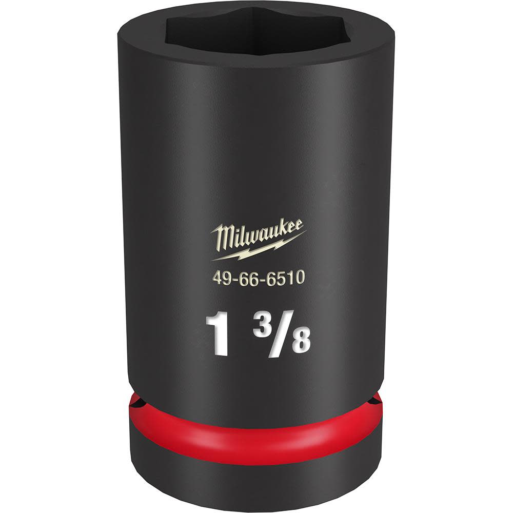 Milwaukee Impact Socket 1″ Drive 1 3/8″ Deep 6 Point - Ascmtools