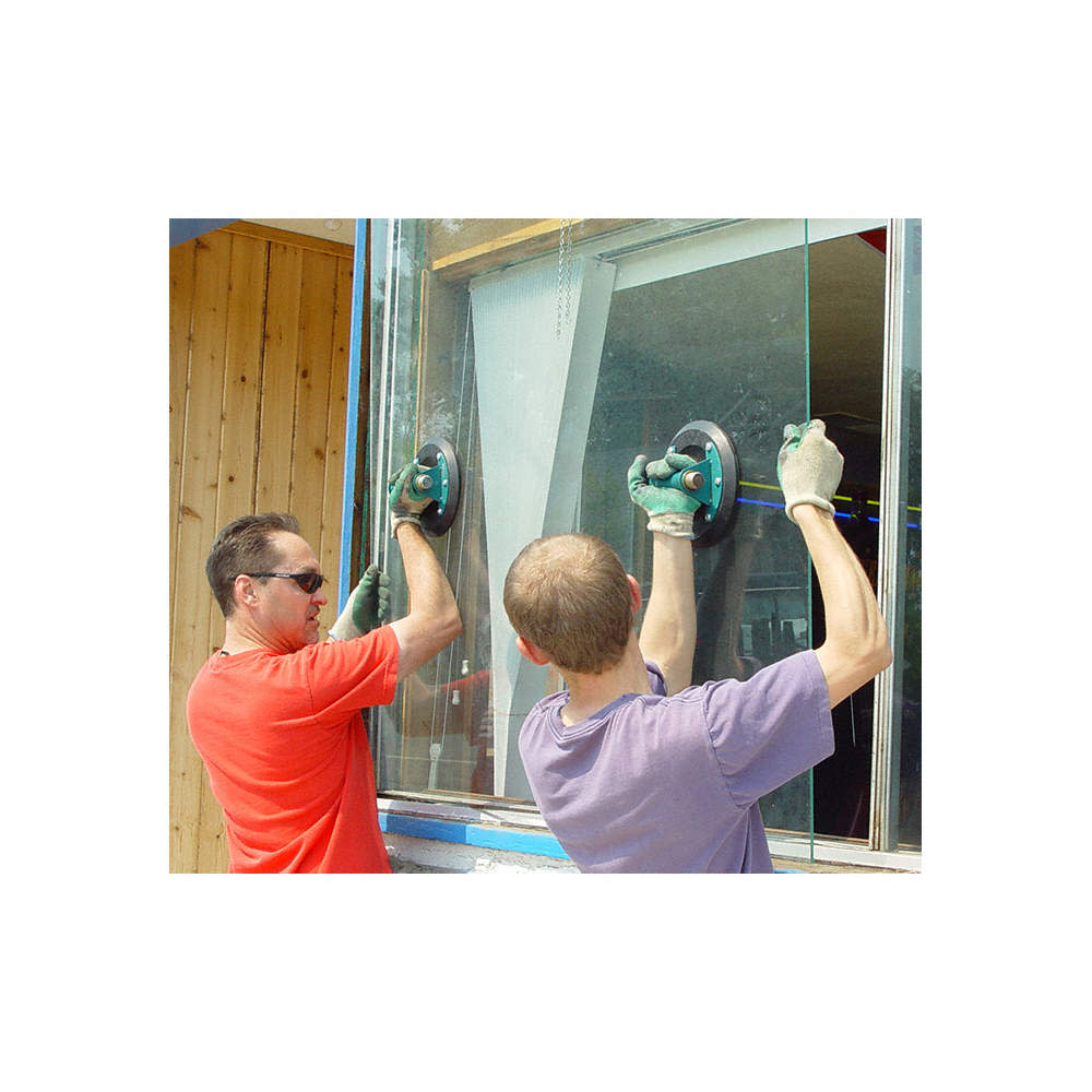 Woods Powr-Grip 8 In. Horizontal Metal Handle Manual Suction Cup Lifter - Ascmtools