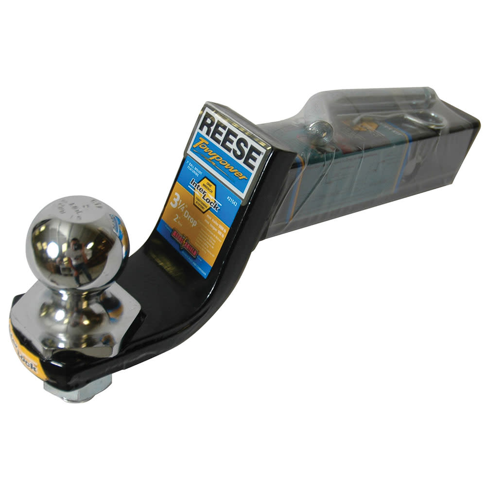 Reese Interlock 2″ 5000 lbs Hitch Ball Mount Starter Kit - Ascmtools