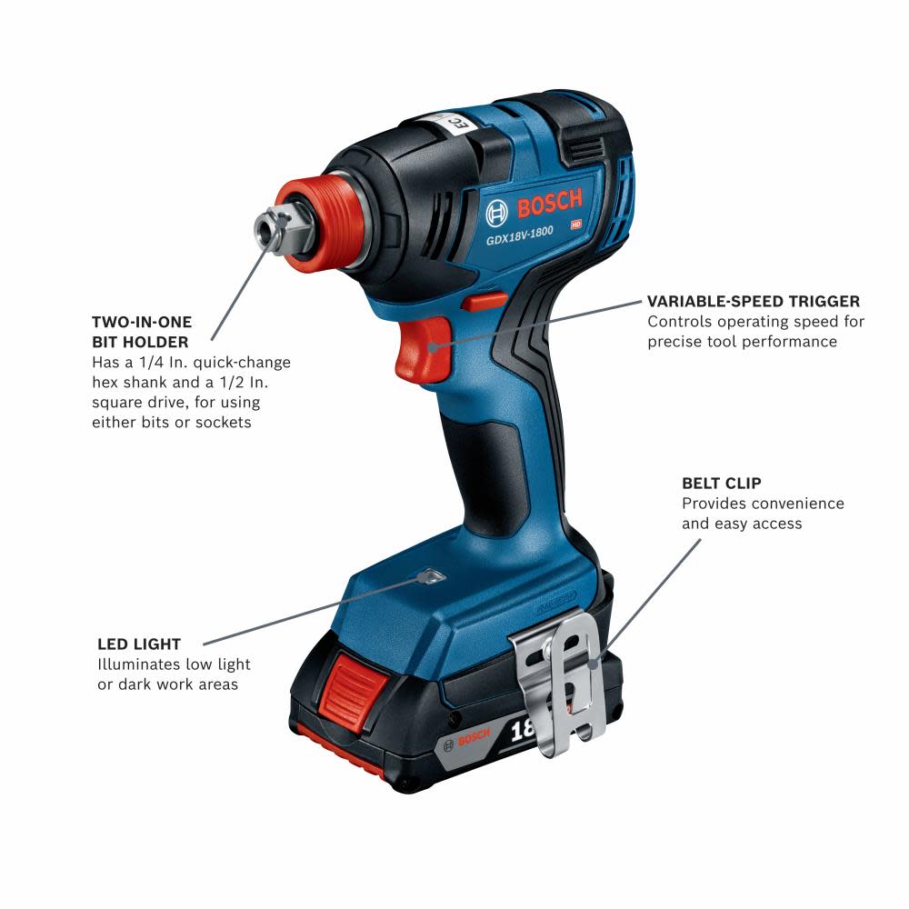 Bosch 5 Tool Combo Kit MEP Bundle - Ascmtools