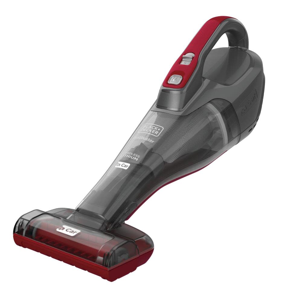 Black and Decker DUSTBUSTER Handheld Vacuum for Car Cordless Gray - Ascmtools