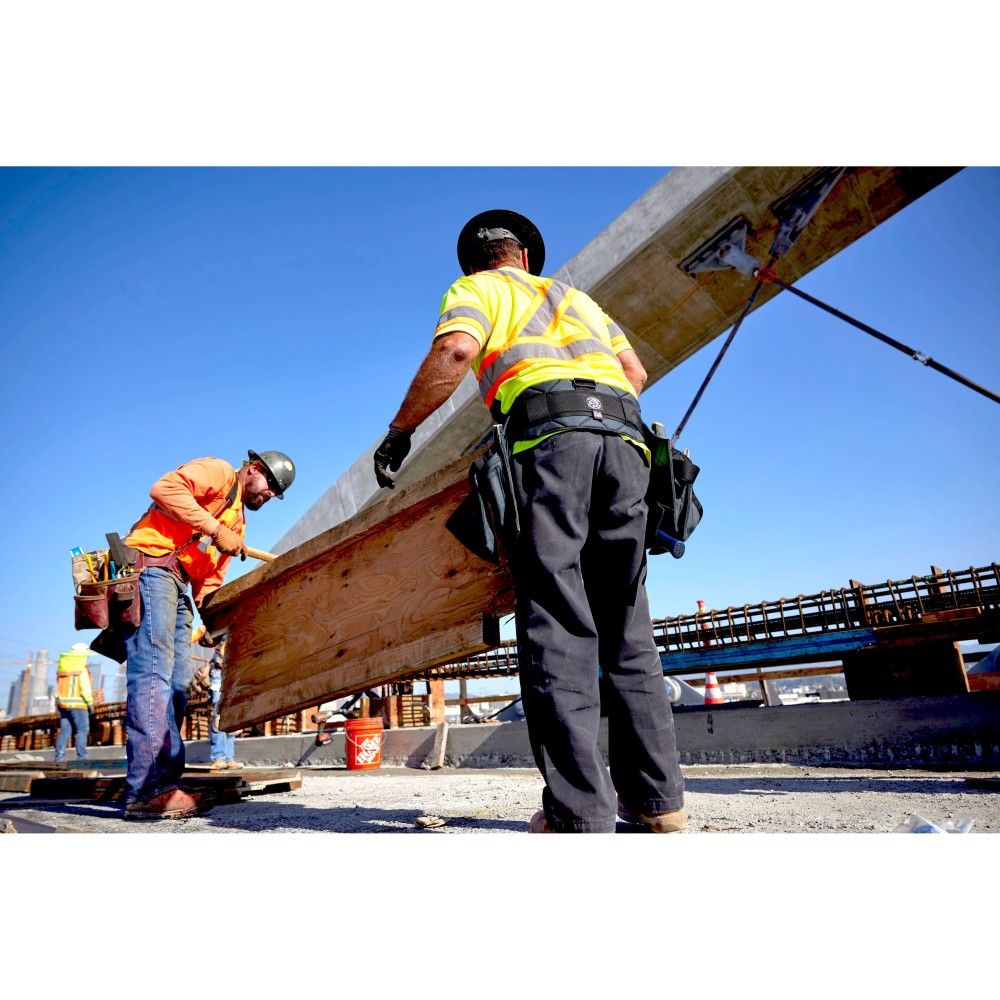 Occidental Leather Badger Tool Belt Gunmetal Gray Medium - Ascmtools