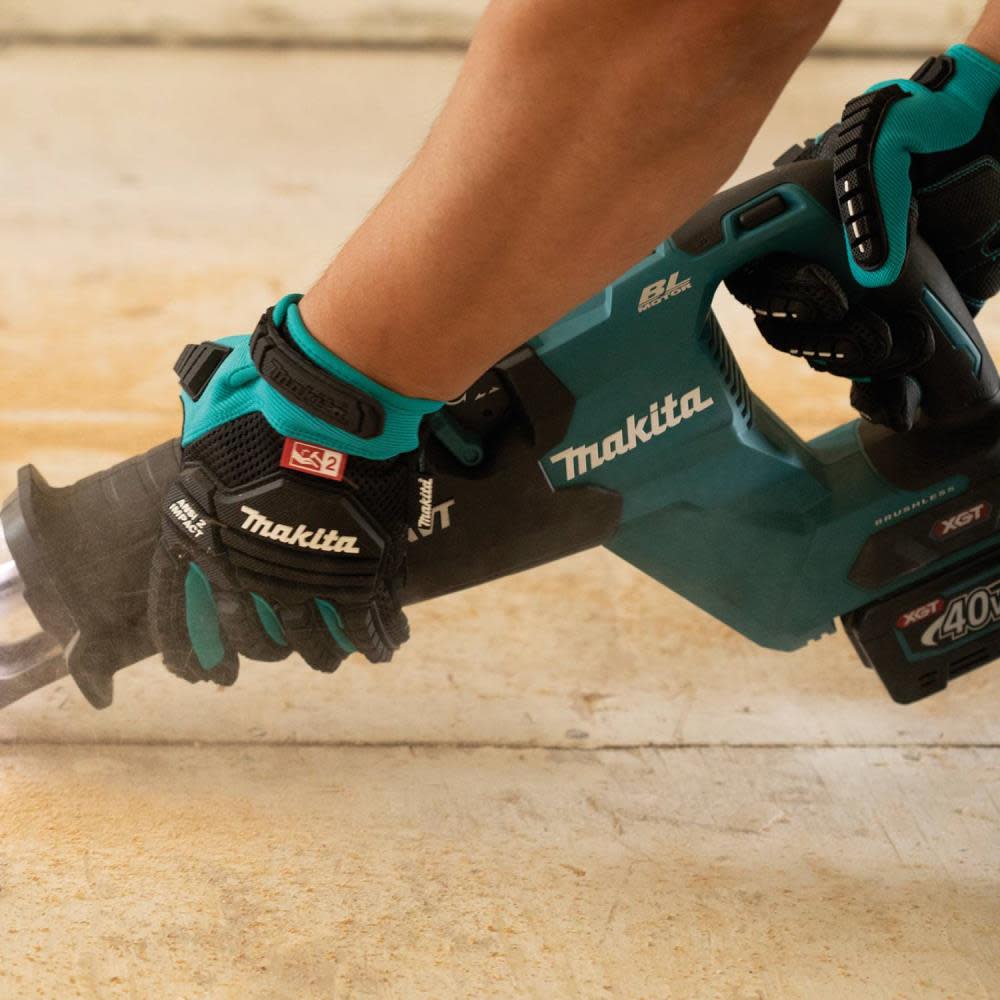 Makita Demolition Gloves Advanced ANSI 2 Impact Rated Large - Ascmtools