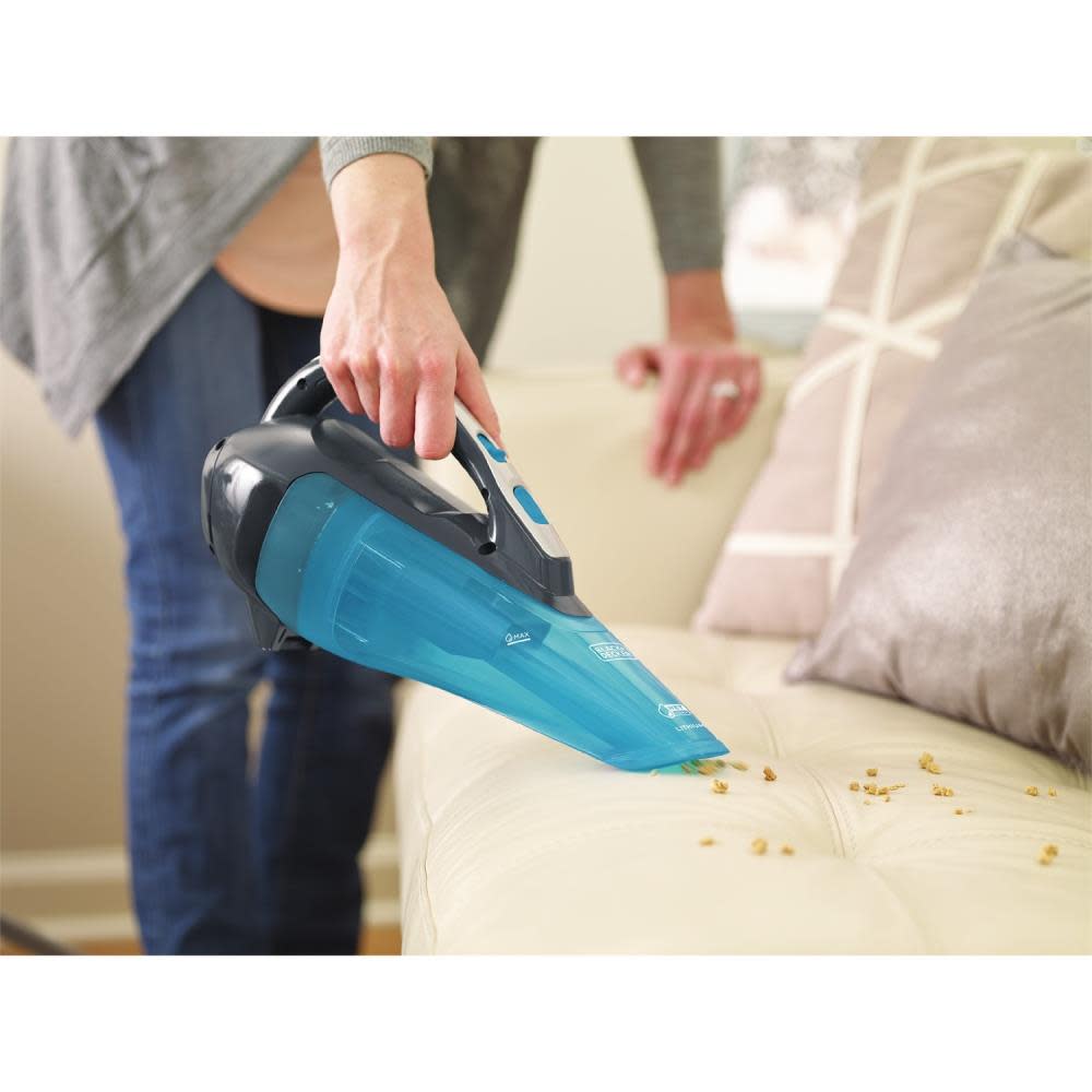 Black and Decker Lithium Wet/Dry Hand Vacuum Titanium - Ascmtools