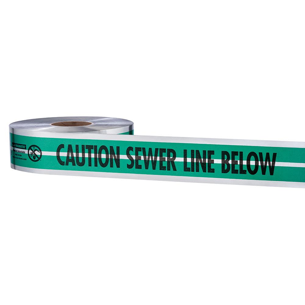 Empire Level MAGNATEC Premium Detectable Tape Sewer Line - Ascmtools
