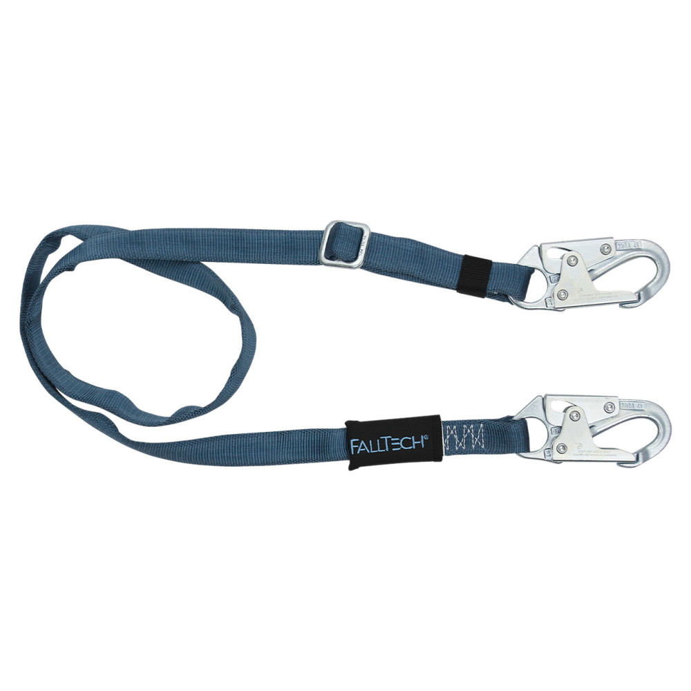 Falltech 4 to 6′ Dual Leg Adjustable Length Restraint Lanyard - Ascmtools