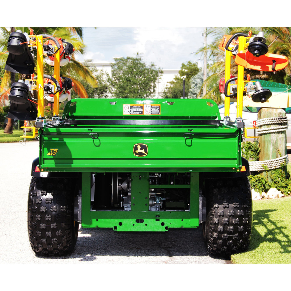 Green Touch Bed Rail System For John Deere Gator Plastic Bed - Ascmtools