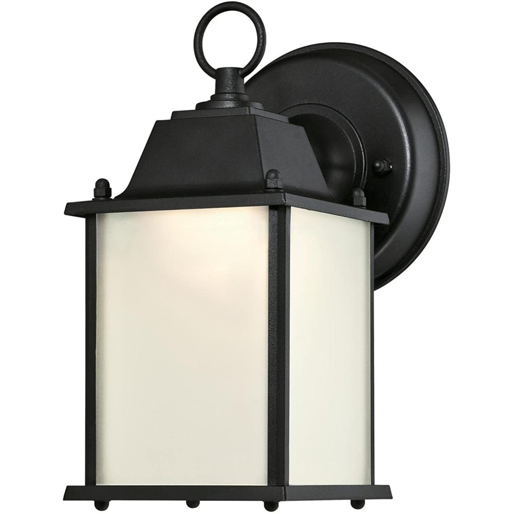 Westinghouse 9W Black One Light LED Outdoor Wall Light Fixture - Ascmtools