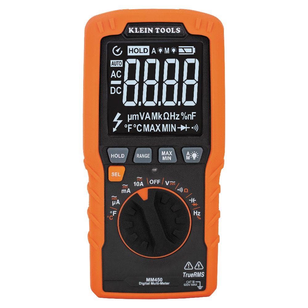 Klein Tools Slim Digital Multimeter TRMS Auto Ranging - Ascmtools