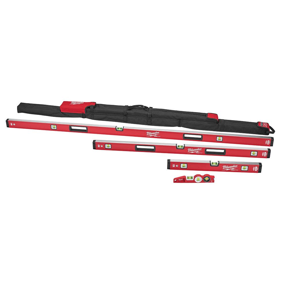 Milwaukee REDSTICK Master Level Set – Magnetic - Ascmtools