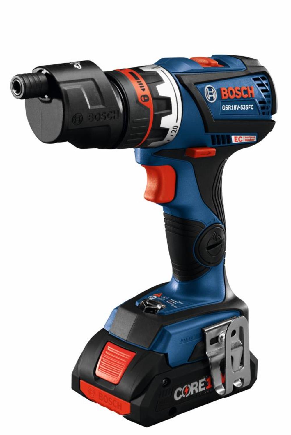 Bosch 18V EC 5 In 1 Drill/Driver Kit Flexiclick Reconditioned - Ascmtools