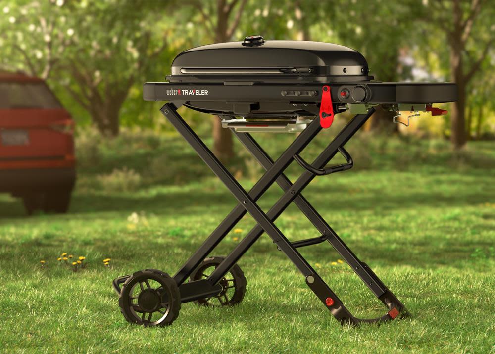 Weber Traveler Stealth Grill Propane Portable - Ascmtools