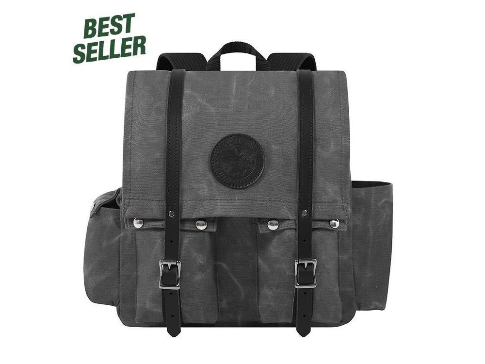 Duluth Pack 15 Liter Capacity Wax Gray Canvas Urban Pack - Ascmtools