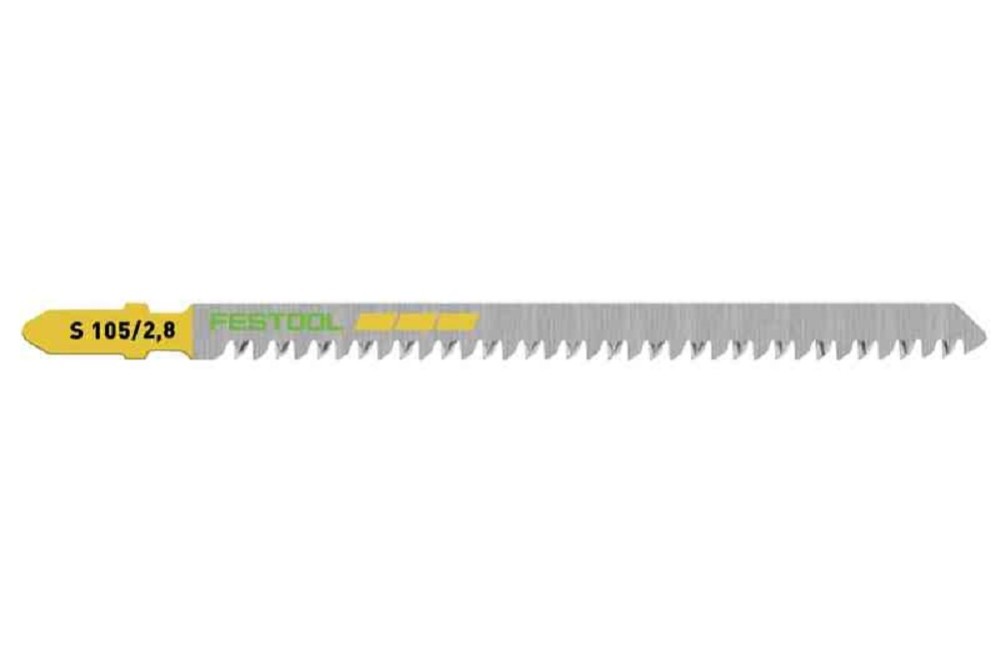 Festool Jigsaw Blades S 105/2.8 Straight Cut – 5-Pack - Ascmtools