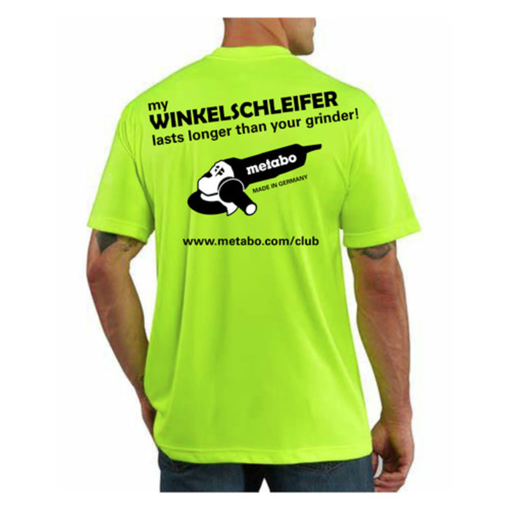 Metabo Winkelschleifer Hi Viz Short Sleeve T-Shirt XL - Ascmtools