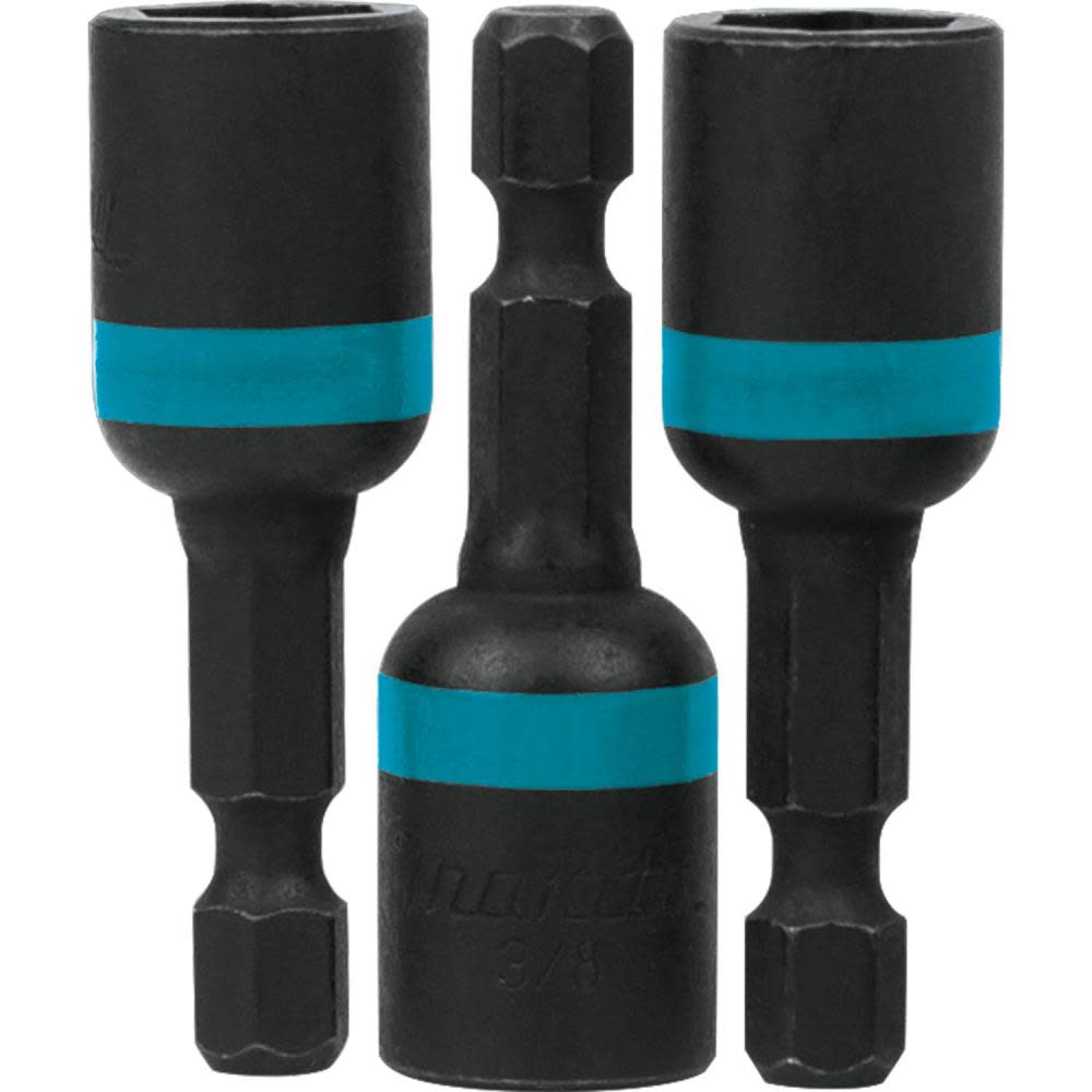 Makita Impact X 3/8 x 1-3/4 Magnetic Nut Driver 3/pk - Ascmtools