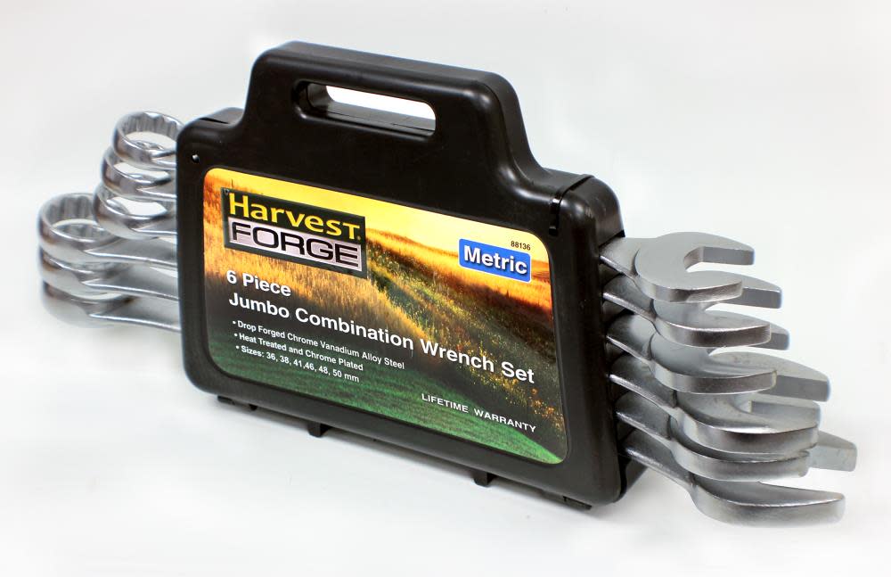 Allied International Harvest Forge 6pc Metric Jumbo Wrench Set - Ascmtools