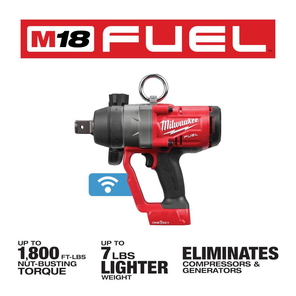 Milwaukee M18 FUEL 1 in. HTIW with ONE-KEY-Reconditioned - Ascmtools
