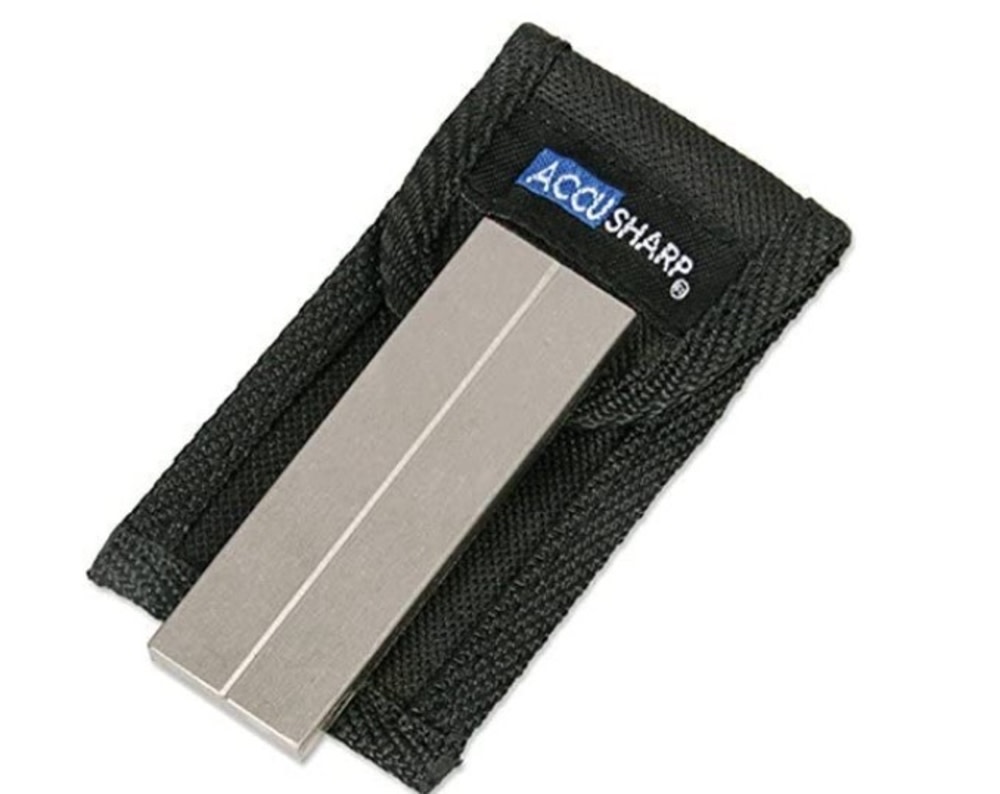 Accusharp Diamond 3″ Sharpening Stone with Pouch - Ascmtools