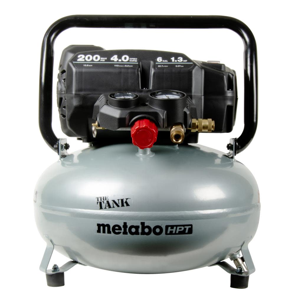 Metabo HPT The Tank 6 Gallon 200 PSI Job Site Compressor - Ascmtools