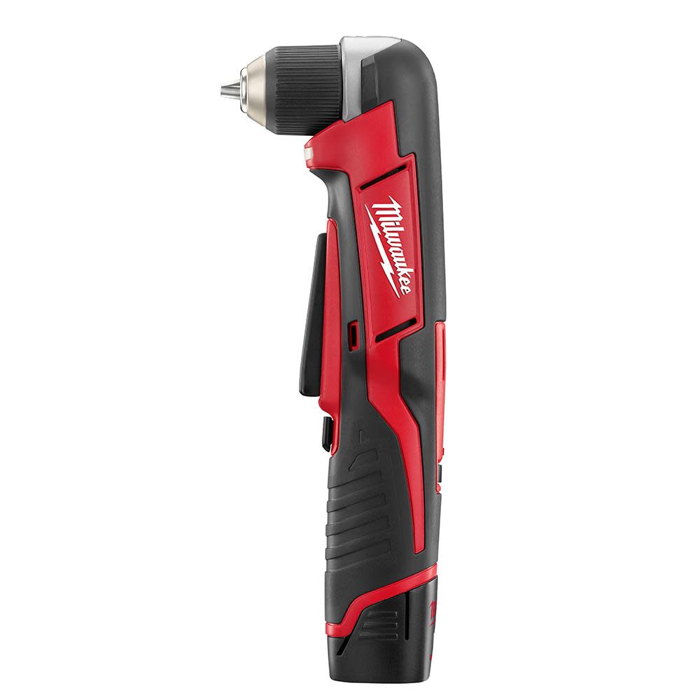 Milwaukee M12 Cordless Lithium-Ion 3/8 In. Right Angle Drill Driver Kit - Ascmtools