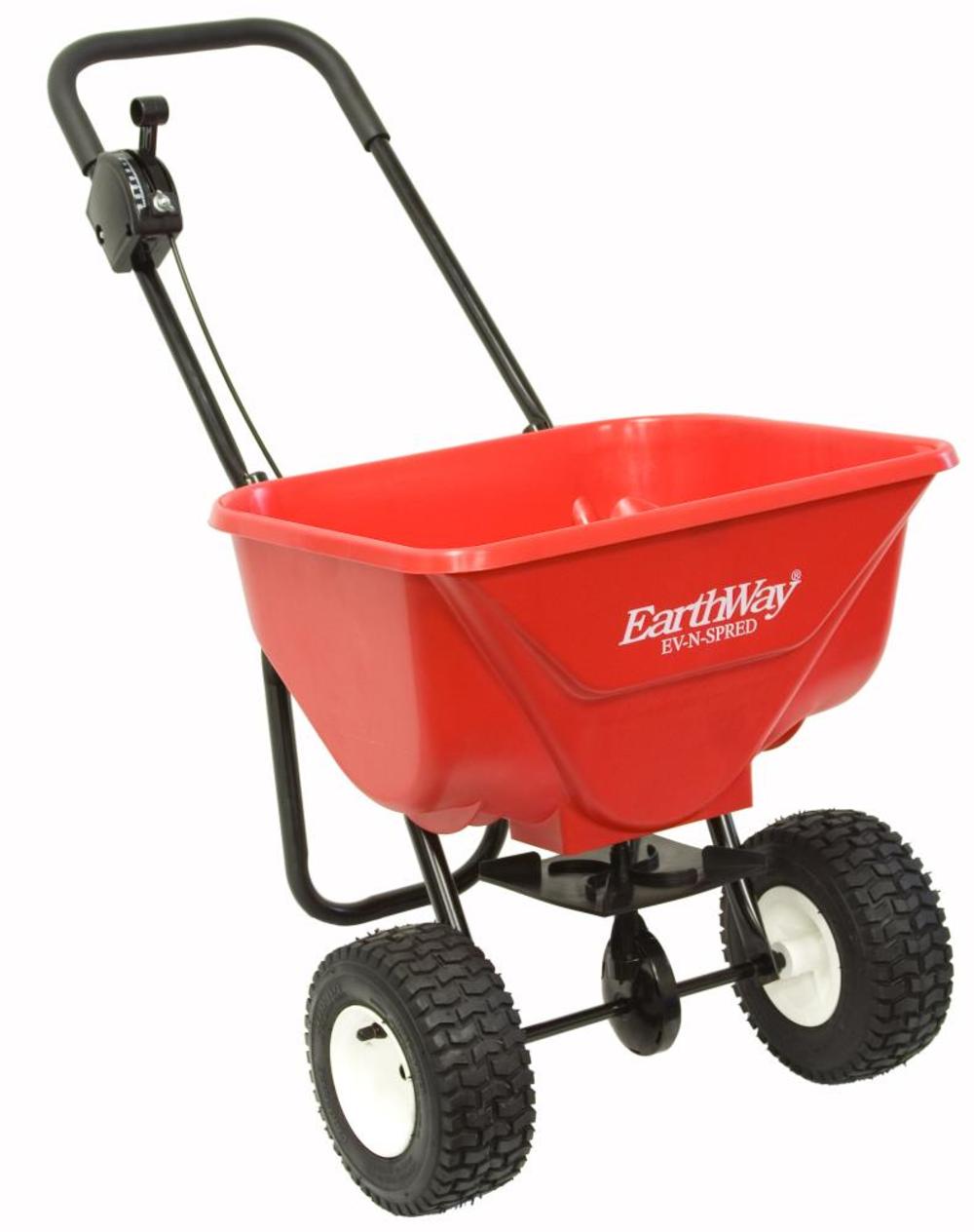 Earthway 65lb Capacity Deluxe Residential Spreader with 9″ Pneumatic Tires - Ascmtools