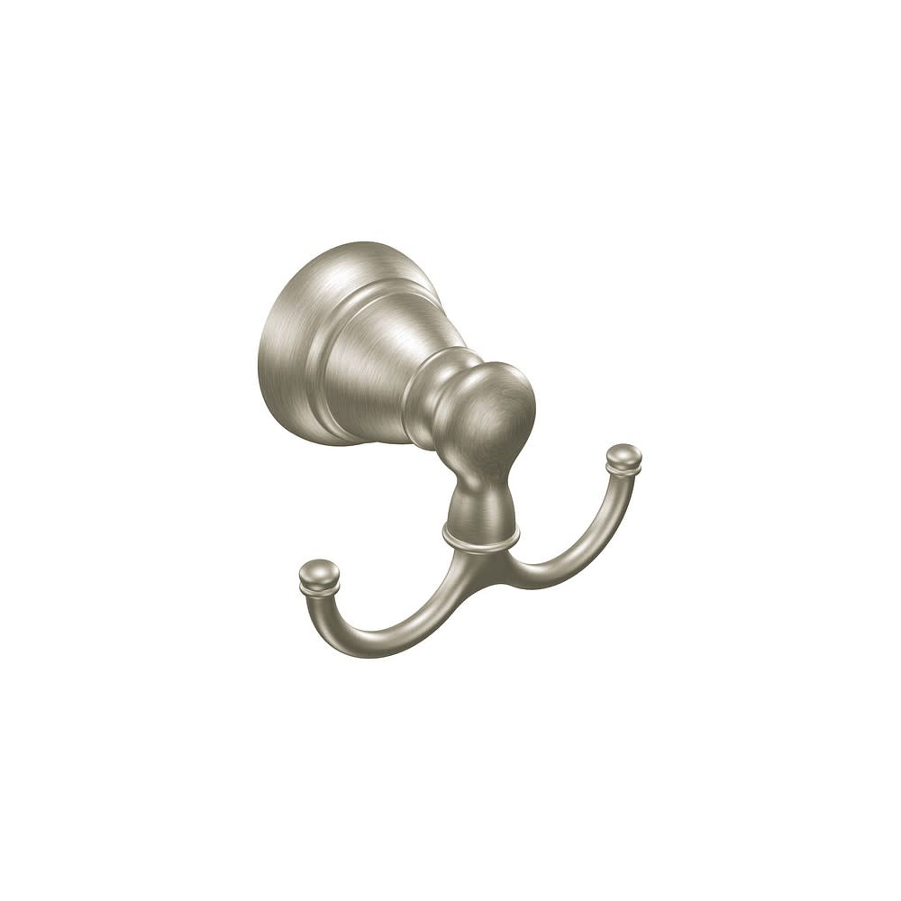 Moen Banbury Collection Robe Hook Brushed Nickel - Ascmtools