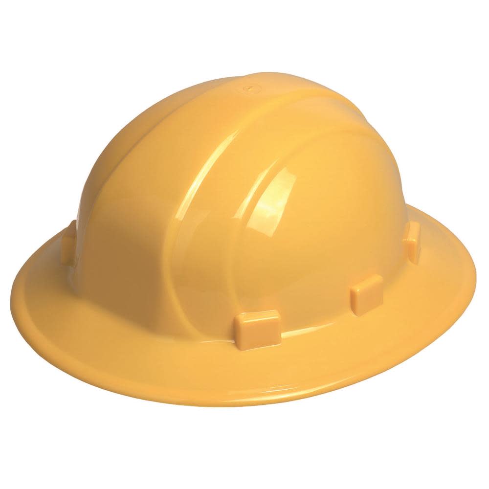 ERB Omega II Full Brim Yellow Hard Hat - Ascmtools