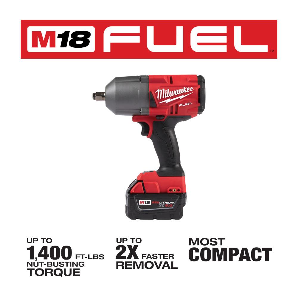 Milwaukee M18 FUEL HTIW with Grease Gun Kit - Ascmtools