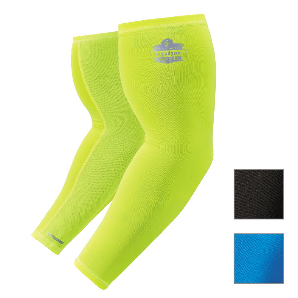 Ergodyne Chill-Its 6690 2XL Lime Cooling Arm Sleeves - Ascmtools