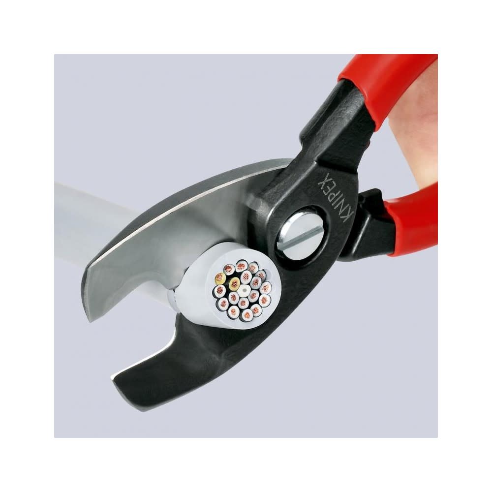 Knipex Cable Shears with Twin Cutting Edge 200 mm - Ascmtools