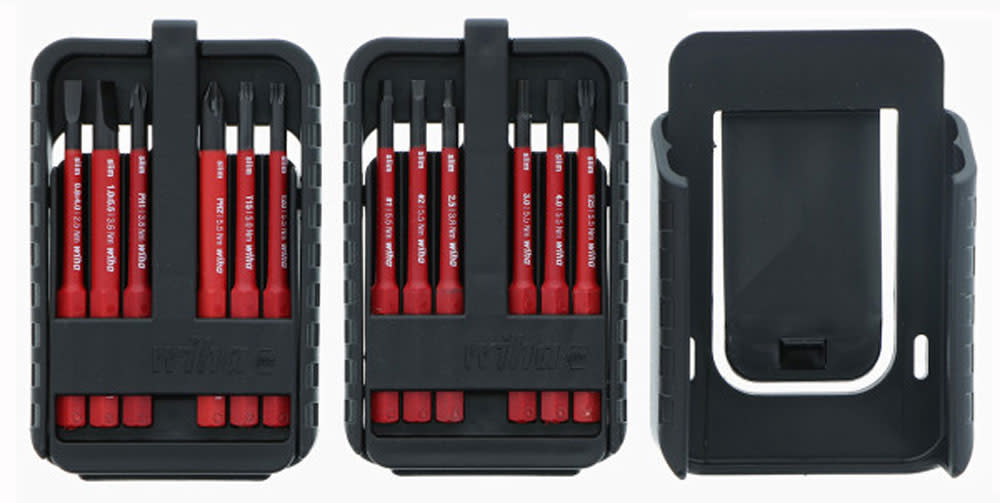 Wiha 12 Piece Insulated SlimLine Blade Belt Set - Ascmtools