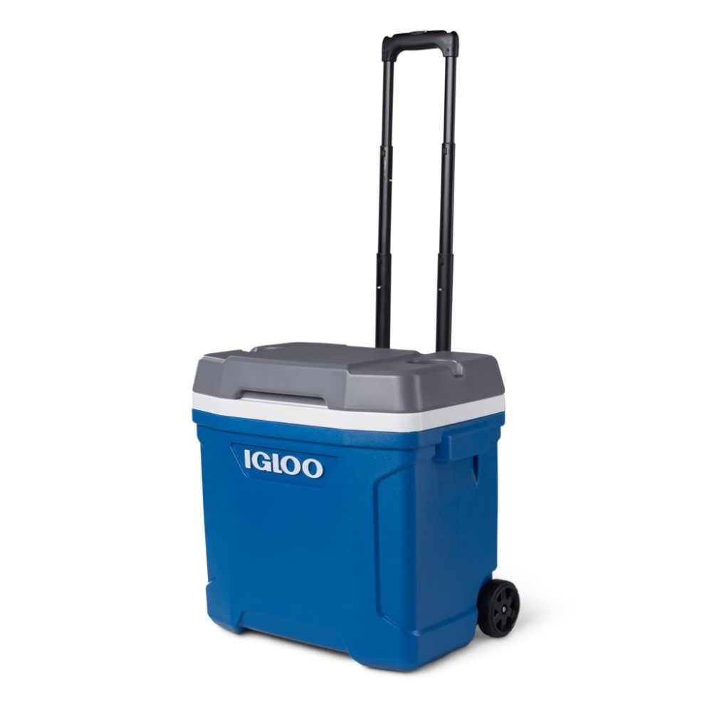 Igloo Latitude 30 Roller Hard Cooler Indigo Blue/Meteorite 30qt - Ascmtools