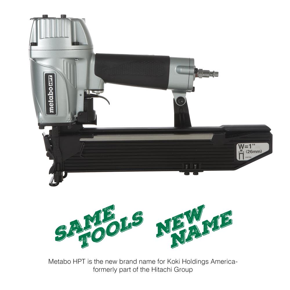 Metabo HPT 1 Inch 16 Gauge Wide Crown Stapler | N5024A2 - Ascmtools