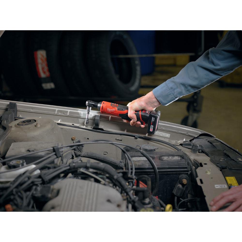 Milwaukee M12 3/8″ Ratchet Cordless Reconditioned - Ascmtools